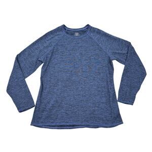 Cuddl Duds ClimateRight Thermal Top Blue Black Base Layer XL Stretch Warm